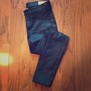 Rag and Bone coated denim